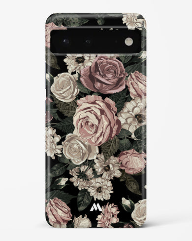 Floral Midnight Bouquet Hard Case Phone Cover-(Google)