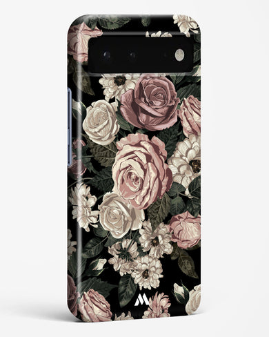 Floral Midnight Bouquet Hard Case Phone Cover-(Google)