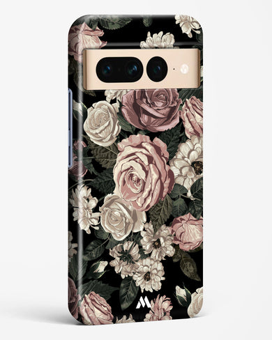 Floral Midnight Bouquet Hard Case Phone Cover-(Google)