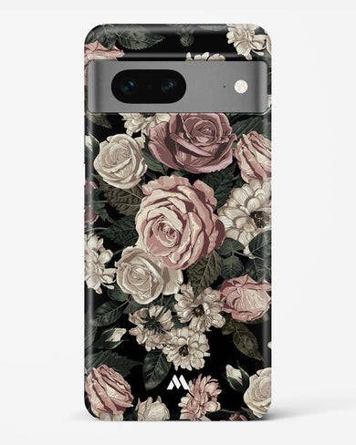 Floral Midnight Bouquet Hard Case Phone Cover-(Google)