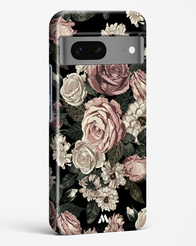 Floral Midnight Bouquet Hard Case Phone Cover-(Google)