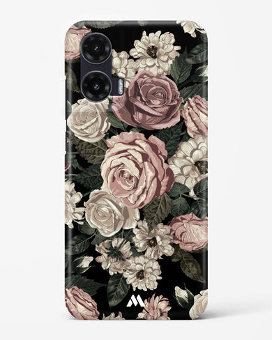 Floral Midnight Bouquet Hard Case Phone Cover (Motorola)