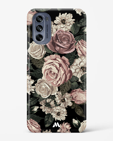 Floral Midnight Bouquet Hard Case Phone Cover (Motorola)
