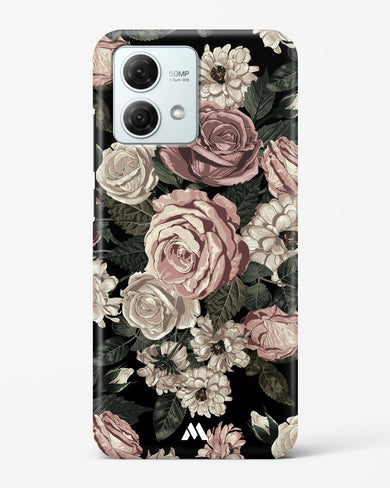 Floral Midnight Bouquet Hard Case Phone Cover (Motorola)