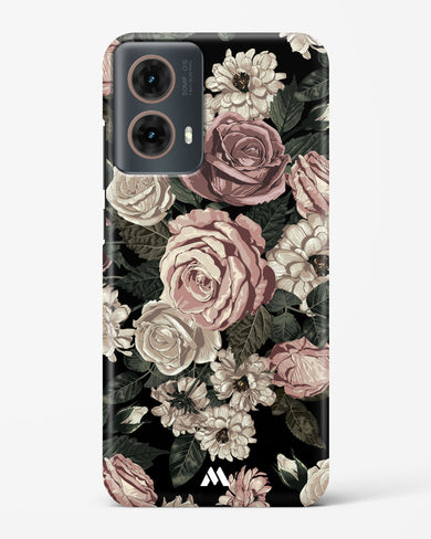 Floral Midnight Bouquet Hard Case Phone Cover (Motorola)