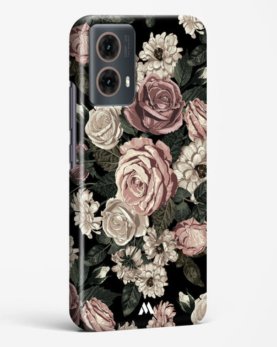 Floral Midnight Bouquet Hard Case Phone Cover (Motorola)