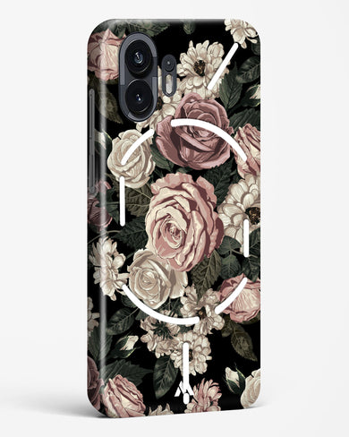 Floral Midnight Bouquet Hard Case Phone Cover (Nothing)