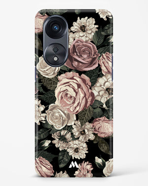 Floral Midnight Bouquet Hard Case Phone Cover-(Oppo)