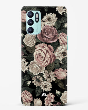 Floral Midnight Bouquet Hard Case Phone Cover-(Oppo)