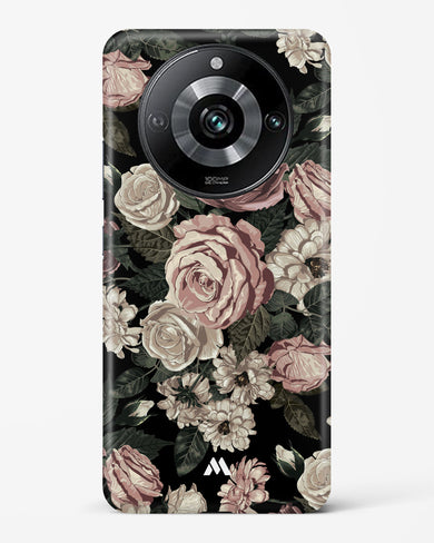 Floral Midnight Bouquet Hard Case Phone Cover-(Realme)