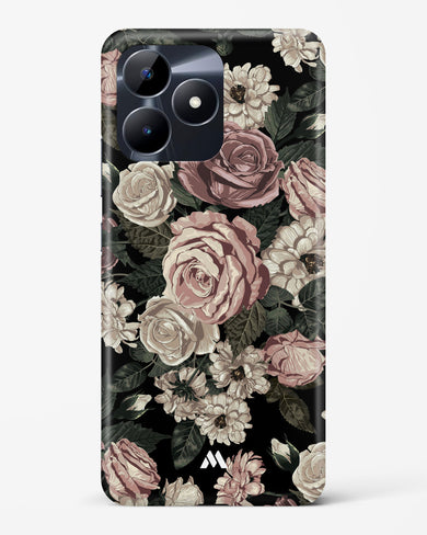 Floral Midnight Bouquet Hard Case Phone Cover-(Realme)