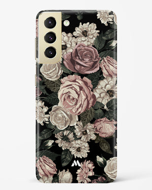 Floral Midnight Bouquet Hard Case Phone Cover-(Samsung)