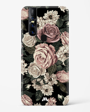 Floral Midnight Bouquet Hard Case Phone Cover-(Vivo)