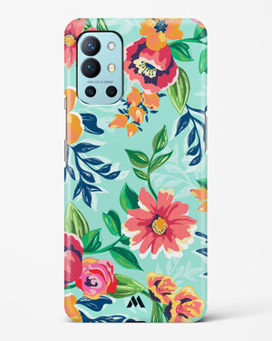 Flower Print on Canvas Hard Case Phone Cover (OnePlus)
