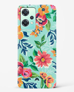 Flower Print on Canvas Hard Case Phone Cover-(OnePlus)