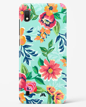 Flower Print on Canvas Hard Case Phone Cover (Samsung)