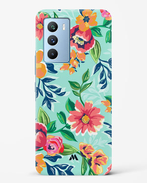 Flower Print on Canvas Hard Case Phone Cover (Vivo)