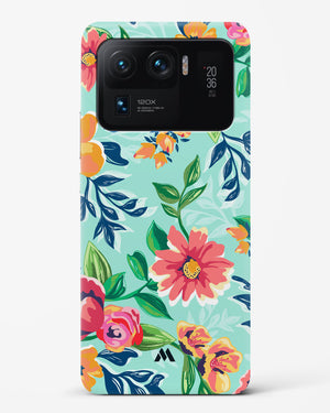 Flower Print on Canvas Hard Case Phone Cover-(Xiaomi)