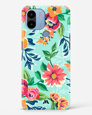 Flower Print on Canvas Hard Case Phone Cover (Xiaomi)