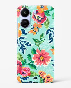 Flower Print on Canvas Hard Case Phone Cover (Xiaomi)