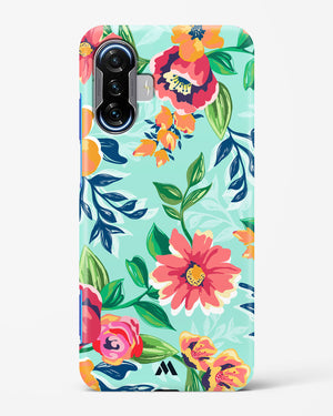 Flower Print on Canvas Hard Case Phone Cover (Xiaomi)