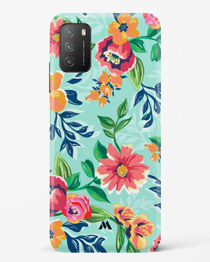 Flower Print on Canvas Hard Case Phone Cover (Xiaomi)