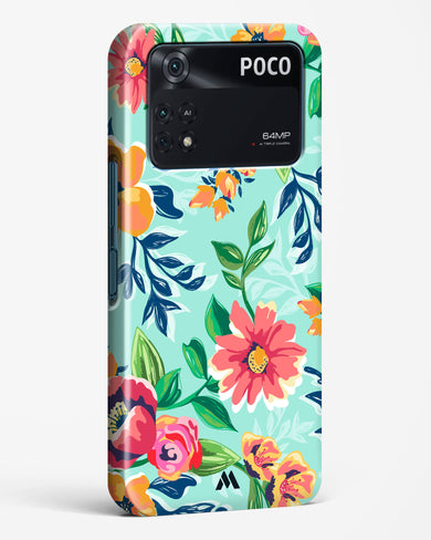 Flower Print on Canvas Hard Case Phone Cover (Xiaomi)