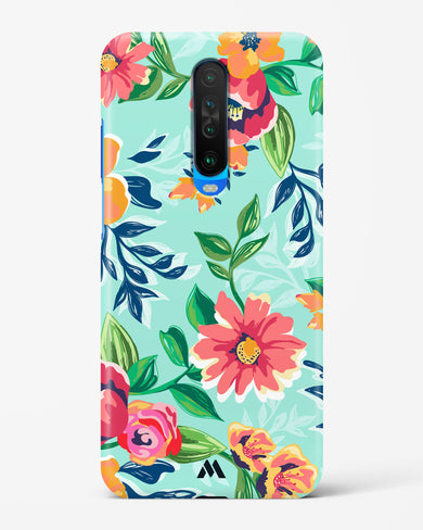 Flower Print on Canvas Hard Case Phone Cover-(Xiaomi)