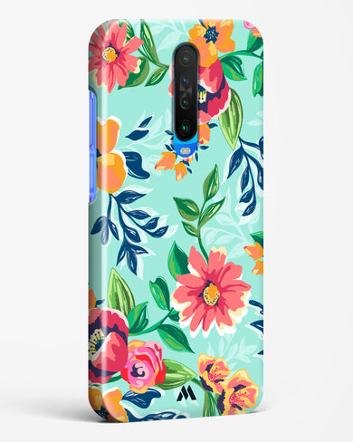 Flower Print on Canvas Hard Case Phone Cover-(Xiaomi)