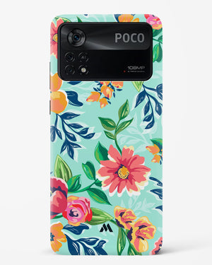 Flower Print on Canvas Hard Case Phone Cover (Xiaomi)