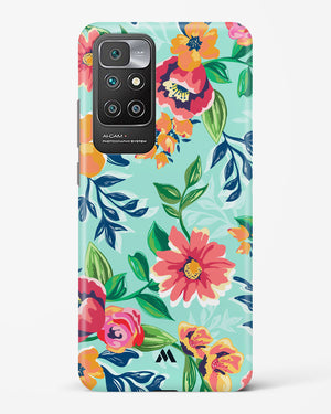 Flower Print on Canvas Hard Case Phone Cover (Xiaomi)