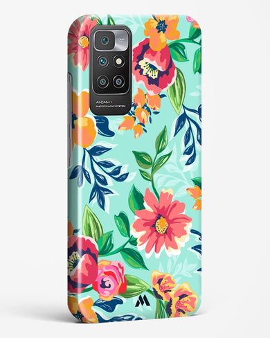 Flower Print on Canvas Hard Case Phone Cover-(Xiaomi)