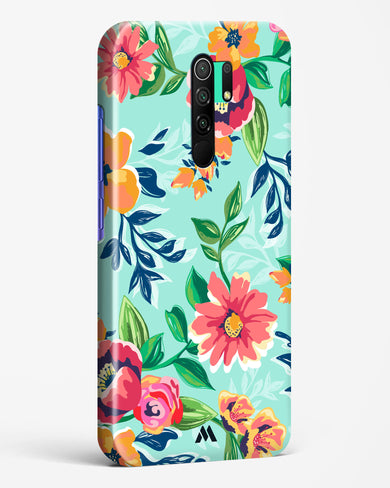 Flower Print on Canvas Hard Case Phone Cover-(Xiaomi)