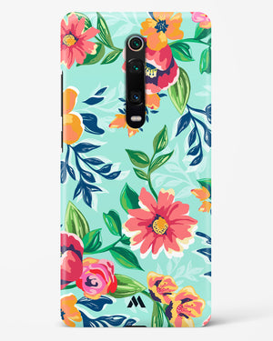 Flower Print on Canvas Hard Case Phone Cover (Xiaomi)
