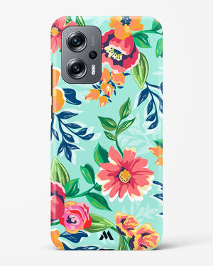Flower Print on Canvas Hard Case Phone Cover (Xiaomi)
