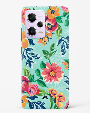 Flower Print on Canvas Hard Case Phone Cover-(Xiaomi)