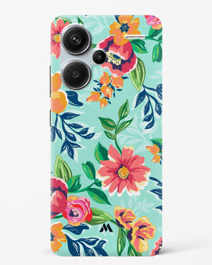 Flower Print on Canvas Hard Case Phone Cover (Xiaomi)