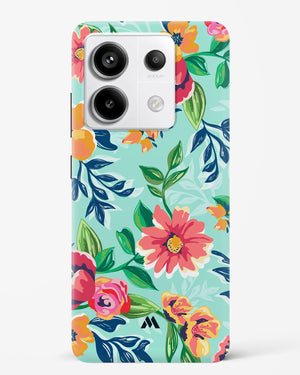 Flower Print on Canvas Hard Case Phone Cover (Xiaomi)