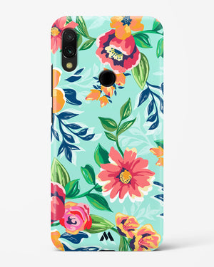 Flower Print on Canvas Hard Case Phone Cover (Xiaomi)
