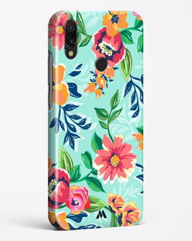 Flower Print on Canvas Hard Case Phone Cover-(Xiaomi)