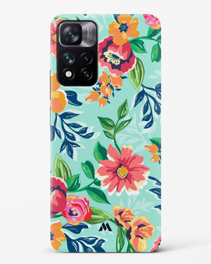 Flower Print on Canvas Hard Case Phone Cover (Xiaomi)