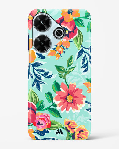 Flower Print on Canvas Hard Case Phone Cover (Xiaomi)