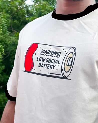 Low Social Battery Oversized-T-Shirt