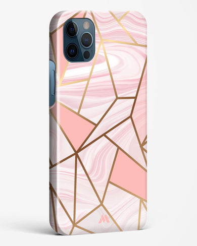 Liquid Marble in Pink Hard Case Phone Cover (Apple)