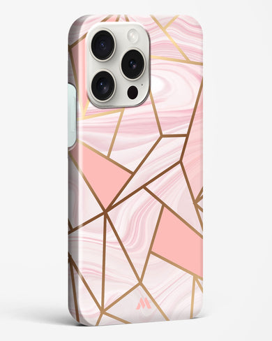 Liquid Marble in Pink Hard Case Phone Cover-(Apple)