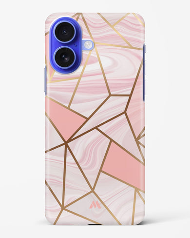 Liquid Marble in Pink Hard Case Phone Cover (Apple)