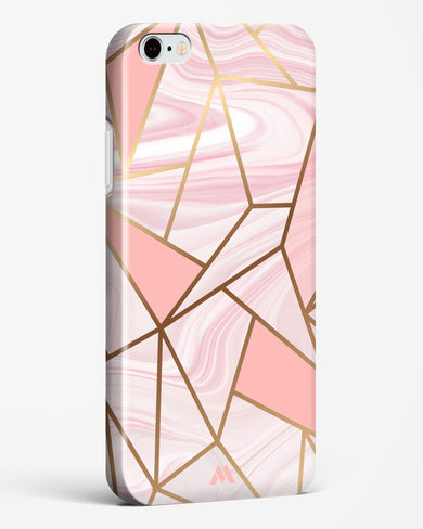 Liquid Marble in Pink Hard Case Phone Cover-(Apple)