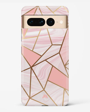 Liquid Marble in Pink Hard Case Phone Cover-(Google)