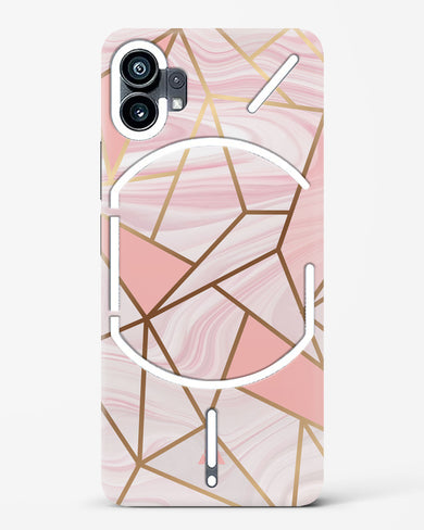 Liquid Marble in Pink Hard Case Phone Cover-(Nothing)