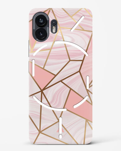 Liquid Marble in Pink Hard Case Phone Cover (Nothing)